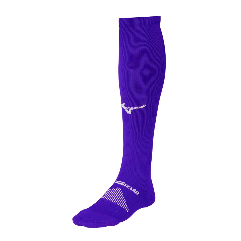 Meias Mizuno Baseball Performance OTC - Homem - Roxo - TVZLM3651